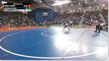 150 lbs Champ. Round 1 - Michael Pocius, Seton Hall Prep vs Henry Santini, Belmont Hill