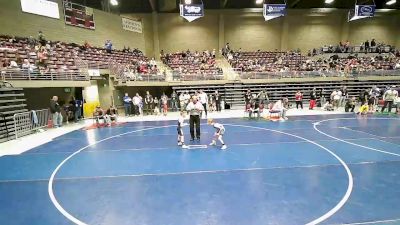 50 lbs Quarterfinal - Roczen Davies, Elite Wrestling vs Hudson Shaheen, Canyon View Falcons