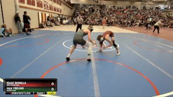 120 lbs Champ. Round 2 - Isaac Bonilla, Red Mountain vs Max Freund, Show Low