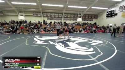 165 lbs Cons. Round 5 - Felicity Huish, Marana High School vs Leila Millanes, Red Mountain