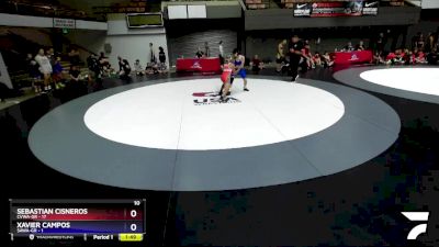 114 lbs Placement - Sebastian Cisneros, CVWA-GR vs Xavier Campos, SAWA-GR