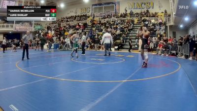 152 lbs Quarterfinal - Darius McMillon, Peters Township vs Luke Dunlap, South Fayette