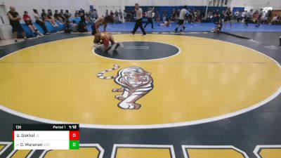 138 lbs Champ. Round 2 - Daniel Maranan, Golden State WC vs Udaijot Gakhal, Los Banos