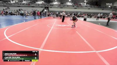 85 lbs Cons. Round 4 - Jace Dalton, Wolf Pack Youth Wrestling Club-AA vs Carter Paulsen, Open Mats Wrestling Club-AAA