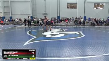 285 lbs Champ. Round 2 - Brady Elswick, Roanoke College vs Zak Dillingham, Thiel