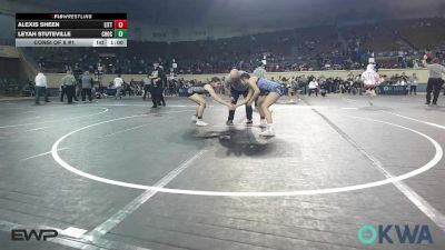 126 lbs Consi Of 8 #1 - Alexis Sheen, Little Axe Takedown Club vs Leyah Stuteville, Choctaw Ironman Youth Wrestling