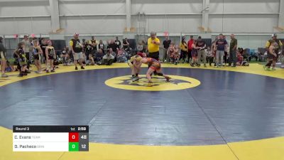 100 lbs Round 3 - Carter Evans, Team Palmetto vs Dez Pacheco, Grindhouse Wrestling Club