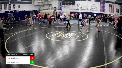 152 lbs Cons. Round 2 - Mark Adkins, Avella Area Hs vs Owen Algoe, Mercer Area Hs