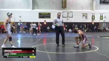 113 lbs Round 3 - CODIE CUERBO, Aurora vs Jerimiah Brumfield, Kent Roosevelt