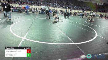 73 lbs Round Of 16 - Xander Montgomery, Skiatook Youth Wrestling 2022-23 vs Bryson Vinson, Weatherford Youth Wrestling