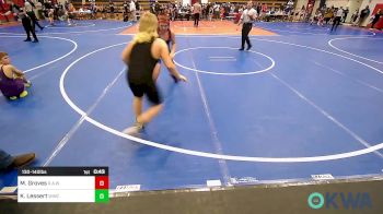 130-140 lbs Rr Rnd 1 - Mason Groves, R.A.W. vs Kasen Lessert, Woodland Wrestling Club