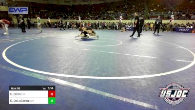 112 lbs Quarterfinal - Daxton Bean, Elgin Wrestling vs Daxen DeLaCerda, Bristow Youth Wrestling