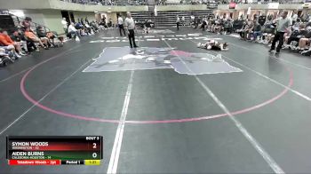 106 lbs Quarterfinals (8 Team) - Symon Woods, Washington vs Aiden Burns, Caledonia-Houston