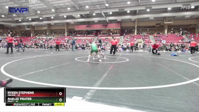 60 lbs Semifinal - Raelee Prater, Pratt vs Ryken Stephens, Abilene