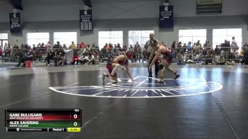 141 lbs Cons. Round 1 - Alex Savering, Hiram College vs Gabe Bulugaris, Ohio Wesleyan University