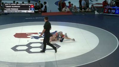 94 lbs Quarters - Grady Glowacki, Illinois vs Case Freeman, Iowa