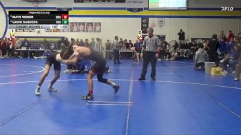 132 lbs Champ. Round 1 - Mays Weber, Union, LaPorte City vs Gavin Sanders, Vinton-Shellsburg