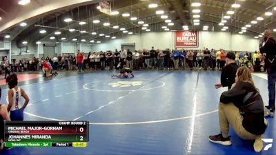 70 lbs Champ. Round 2 - Johannes Miranda, Nova WC vs Michael Major-Gorham, Virginia Beach