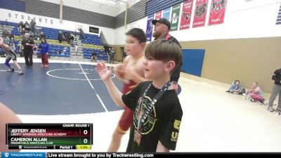 108 lbs Cons. Semi - Knox Kjar, Liberty Warriors Wrestling Academy vs Tripp Phillips, Moses Lake Wrestling Club