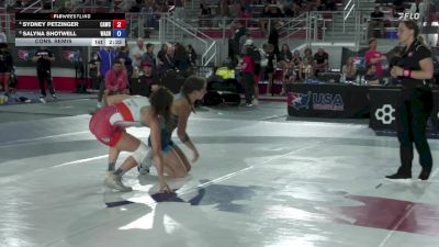 53 lbs Cons. Semis - Sydney Petzinger, Cardinal WC vs Salyna Shotwell, Washington