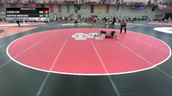 157 lbs Cons. Round 3 - Caleb Cox, Wheaton vs Justyce Mercado, Castleton