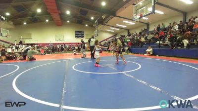 55 lbs Consolation - Emmalyn Gibson, Wolfpak Wrestling vs Kamrei Downing, Berryhill Wrestling Club