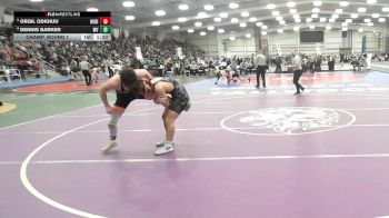 4 - 150 lbs Champ. Round 1 - Dennis Barker, Mechanicsville vs Orgil Odkhuu, Rock Ridge