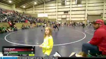 75 lbs Quarters & Wb (16 Team) - Cole Anderson, Syracuse vs Tayva Valeti, Spanish Fork