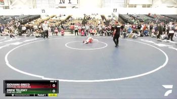 80 lbs Champ. Round 1 - Giovanni Greco, Niskayuna You Wrestling vs Drew Telesky, Club Not Listed