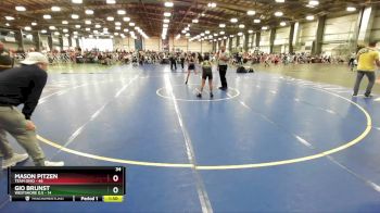 100 lbs Rd# 10- 4:00pm Saturday Final Pool - Mason Pitzen, Team Ohio vs Gio Brunst, Westshore D.S