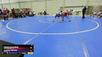 157 lbs Placement Matches (16 Team) - Aydan Ducharme, California Red vs NATHAN NIELSEN, Georgia