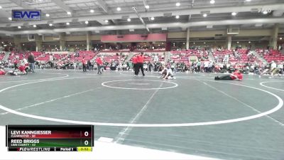 90 lbs Cons. Round 4 - Reed Briggs, Linn County vs Levi Kanngiesser, Clearwater