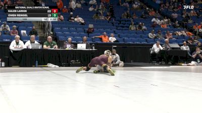 149 lbs Quarters & 1st Wb (16 Team) - Kaleb Larkin, Arizona State vs Owen Reinsel, Lehigh