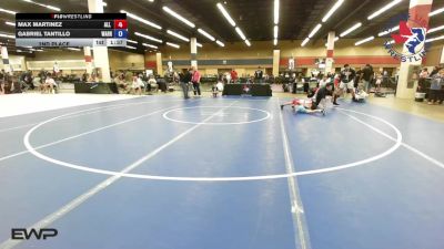 56 lbs 2nd Place - Max Martinez, All American Wrestling Club vs Gabriel Tantillo, Warrior Trained Wrestling