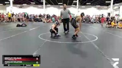 96 lbs Round 3 (8 Team) - Bentley Felmlee, Mat Warriors vs Morgan Ralston, OMP