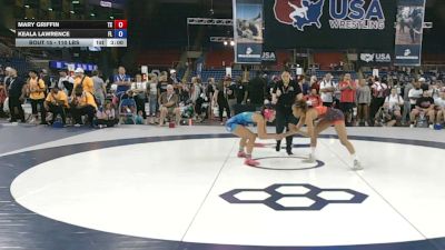 110 lbs Champ. Rd Of 128 - Mary Griffin, Texas vs Keala Lawrence, Florida