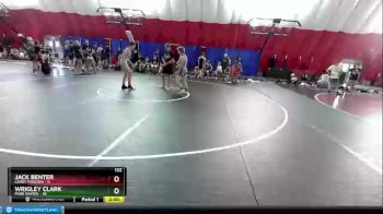 132 lbs Round 3 (4 Team) - Jack Benter, LeRoy Maroon vs Wrigley Clark, Park Rapids