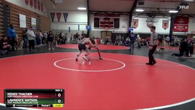 Round 1 - Moses Thacher, Fort Madison Wrestling Club vs Lawrence Watson, Fort Madison Wrestling Club