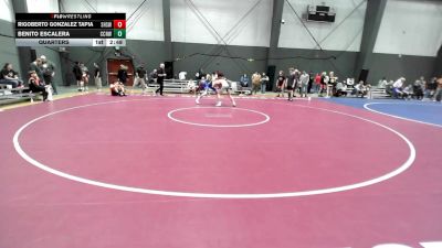 Junior FS - 126 lbs Quarters - Rigoberto Gonzalez Tapia, Scappoose High School Wrestling vs Benito Escalera, CNWC Concede Nothing Wrestling Club