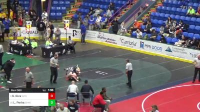 212 lbs Round Of 32 - Gunner Giza, Wyoming Valley West vs Logan Perks, Sharon