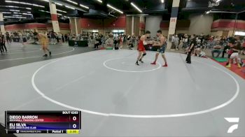 165 lbs Quarterfinal - Diego Barron, Rockwall Training Center vs Eli Silva, Ryse Wrestling Club