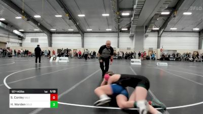 127-140 lbs Rr Rnd 3 - Stella Conley, Salem Elite Mat Club vs Hailey Worden, Gold Rush Wrestling