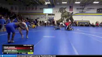 220 lbs Cons. Round 3 - Colin Woods, Cedar Rapids Jefferson vs Cam`Ron Wells, Cedar Rapids Washington