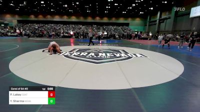 157 lbs Consi Of 64 #2 - Patrick Lakey, Centennial vs Yash Sharma, Earl Wooster