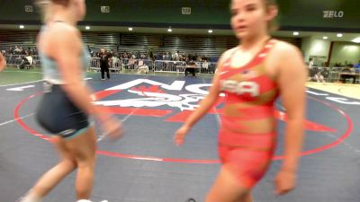 124 lbs Round Of 16 - Hannah Lopez, OK vs Emma Bacon, PA