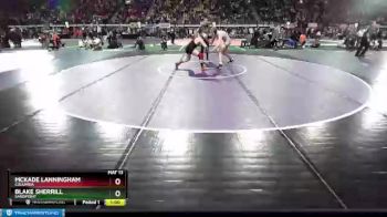 4A 182 lbs Cons. Round 3 - Blake Sherrill, Sandpoint vs McKade Lanningham, Columbia