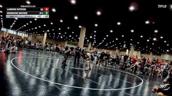 126 lbs Round 5 (6 Team) - Desmond Brown, AR- 15 vs Landon Dotson, Indy WC