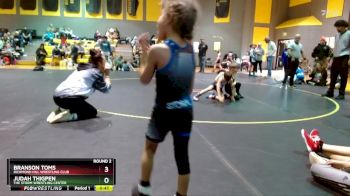 50 lbs Round 2 - Branson Toms, Richmond Hill Wrestling Club vs Judah Thigpen, The Storm Wrestling Center