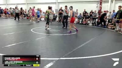 100 lbs Round 6 (8 Team) - Chase Williams, PA Alliance Red vs Leeland Emerson, Orchard South