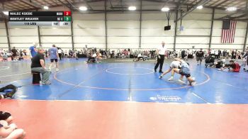 119 lbs Rr Rnd 2 - Malec Ksebe, Warhawks - MS vs Bentley Weaver, NC Gold - MS